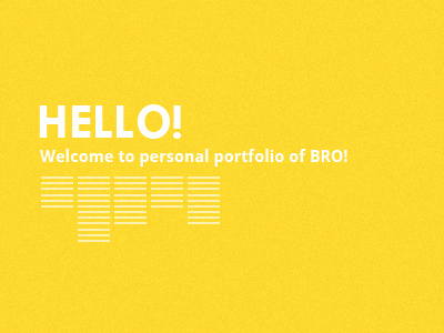 upcoming project banner design dribbble hello project slider upcoming web design website yellow