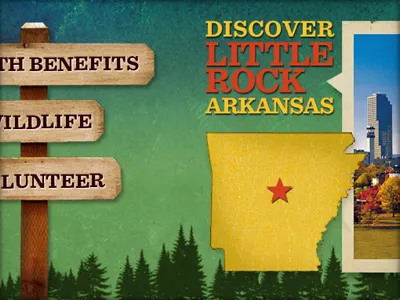 Proposed Comp for State Tourism Website arkansas sentinel tourism watercolor website