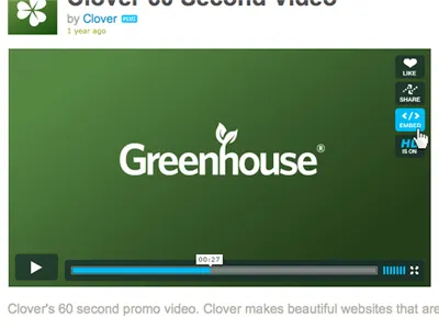 Vimeo Player player video