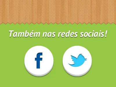 Social Buttons facebook social twitter