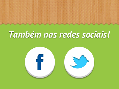 Social Buttons facebook social twitter