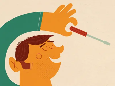 tinker illustration screw driver tinker