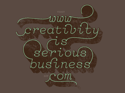 Serious Business publication typography