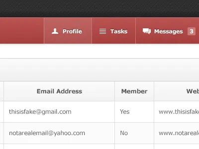 Admin Interface v2 admin nav table ui