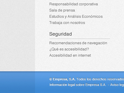 Bottom design web