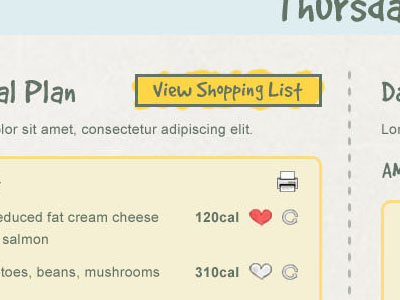 Day Plan planner sketch subtle web app