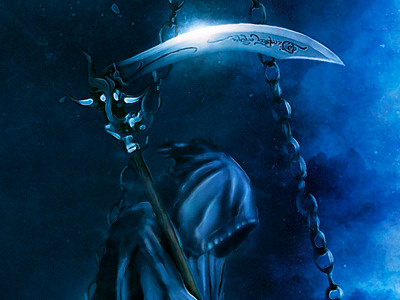 Scale Of Life angel blue darkness day death god life light night scale sun white