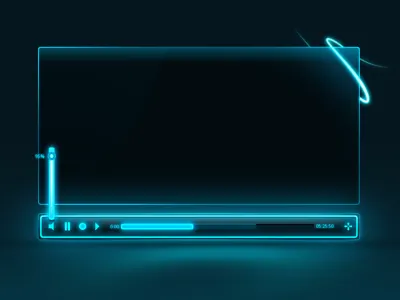 Tron Legacy Player blue freebie media player player tron legacy video player