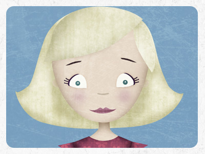 Mom got some new eyes — work in progress character illustration mom texture