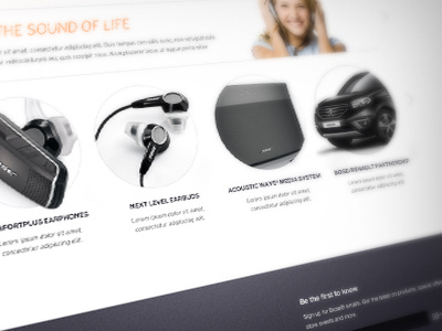Audio Retailer Website (WIP) concept redesign ui ux website