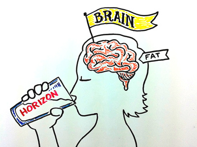 Video: Horizon Organics Whiteboard Scribe brain drinking fat horizon illustration marker milk video whiteboard woman