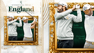 Cleeks GC - LIV Golf adobe photoshop creative design golf graphic design liv golf photoshop psd typography