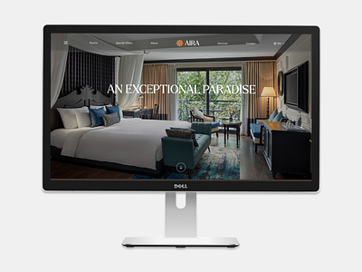 Hotel website hotel ui ui design web design website