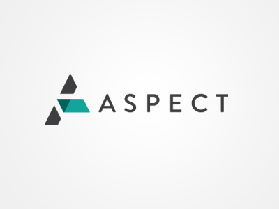 Aspect a brandon grotesque logo perspective