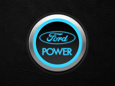 Ford Power button car focus ford glow ignition leather power start startstop stop