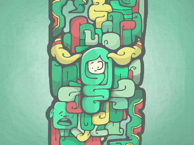 Like a jungle dibujo green illustration ilustración red sic