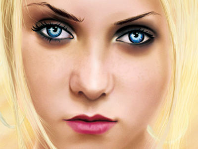 Taylor Momsen digital painting paint photoshop portrait realism woman