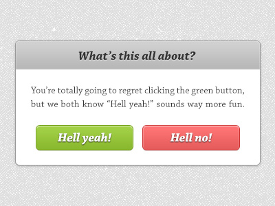 Modal Box button clean green modal box red serif stylish subtle patterns