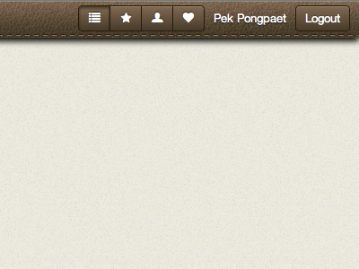 Header for a new app app bootstrap brown css header leather web