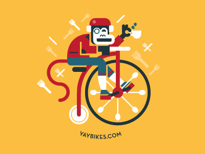 Fine Dining Monkey bike design fine dining illustration monkey