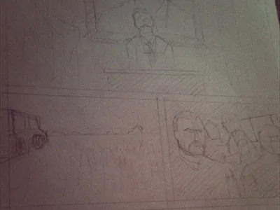 TDKR comic book adaption batman comic book illustration pencil the dark knight rises