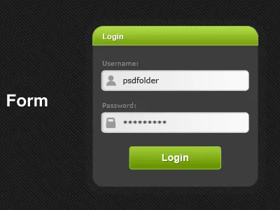 Login Form form free freebies login form psd