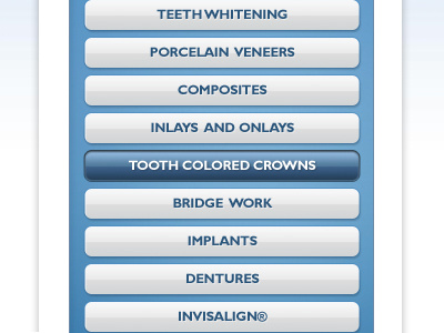 Simple buttons blue buttons hover interface navigation ui web