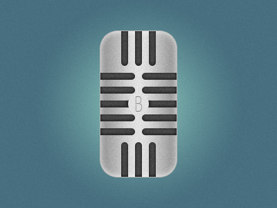 Mic logo concept microphone