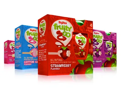 Hy-Vee Fruity Go awards fruit fruity go gdusa illustration package design