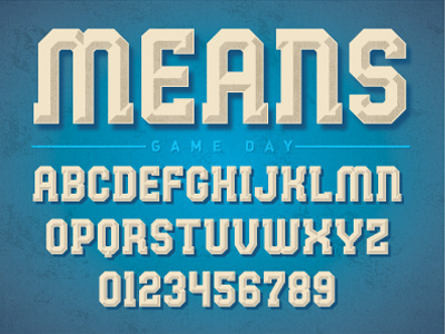 Gameday Font athletic font