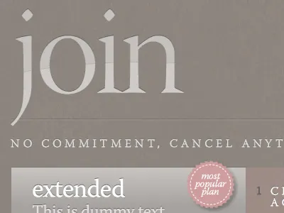 join page biege calm neutral texture typography warnock pro yellow