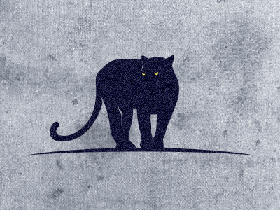 Black Panther animal black cat illustration panther