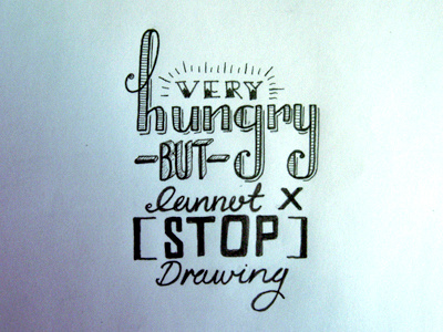 Is It Just Me? gradient hand drawn lettering photo sketch typography
