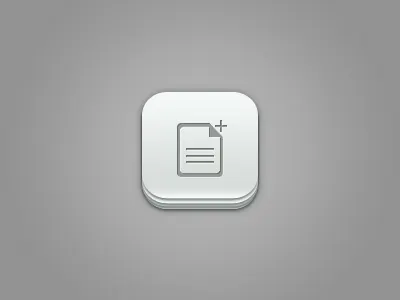 File Plus Ios Icon app apple candy file graphcoder grey ipad iphone mac plus soft