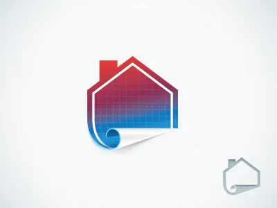Thermosystem blue corner logo paper red system temperature thermo