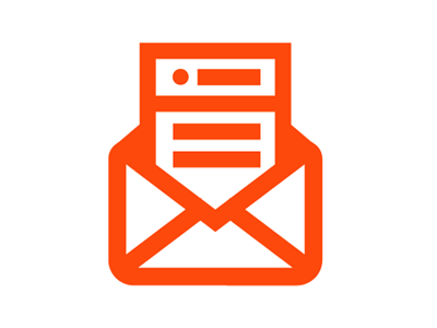 Inbox icon illustration