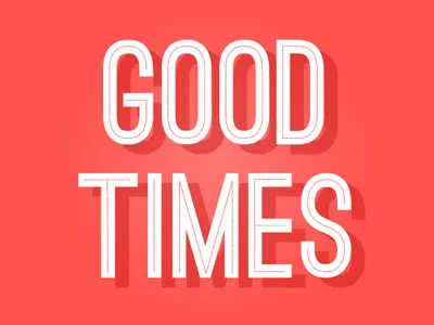 good times logo typography