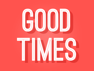 good times logo typography