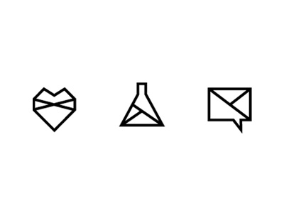 dm icons design icons love mail pictogram pixel research vector web