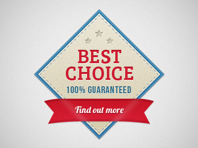 Web Badge badge badges pack best choice blue red retro ribbon