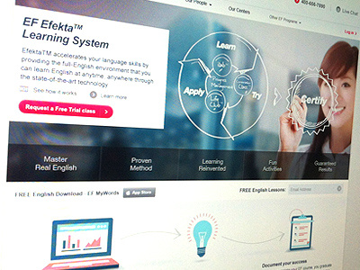 Chinese Web Site billboard design icons navigation submenu test ui web design website
