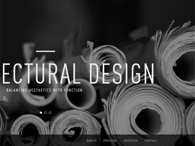 Landing page homepage layout responsive typography web