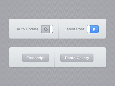 UI button slide toggle