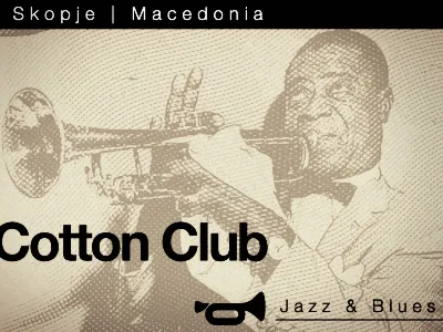 Cotton Club - Skopje, Macedonia arno kathollnig blues club engrave jazz louis armstrong macedonia skopje trumpet