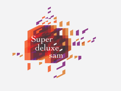 Superdeluxe Logo Test 1 branding colour design geometric graphics logo self simple