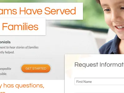 Intercare Therapy identity interface latergram orange web