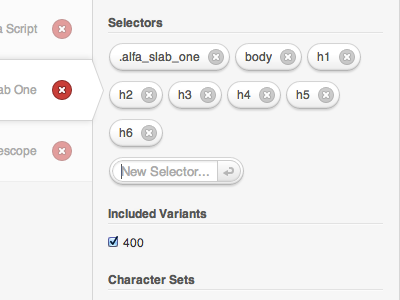 Selectors? Yes, please. selectors typecase upthemes