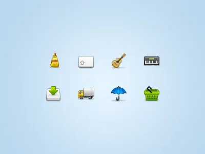 32px icons... again... 32 32px basket broom cart clean delivery download drive guitar icon icons iconset instrument key keyboard music piano px rain set shopping small stock synth synthesizer truck ui ukulele umbrella