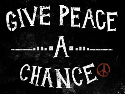 Peace hand drawn type peace texture typography