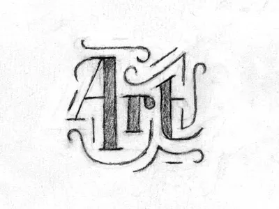 Art Sketch art sketch typography watauga